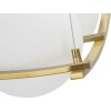 Mauro Ferretti plafoniera Japan quadrata 4 luci E27 45x45x20 cm oro bianco
