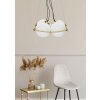 Mauro Ferretti plafoniera Japan quadrata 4 luci E27 45x45x20 cm oro bianco