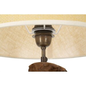 Mauro Ferretti lampada da tavolo Kepala E27 Ø 35x69 cm marrone