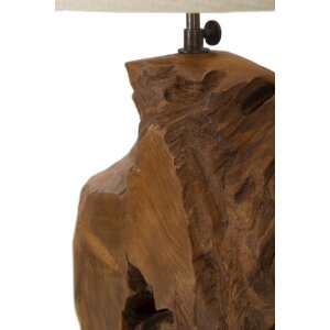 Mauro Ferretti lampada da tavolo Kepala E27 Ø 35x69 cm marrone