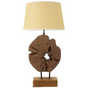 Mauro Ferretti lampada da tavolo Kepala E27 Ø 35x69 cm marrone
