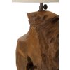 Mauro Ferretti lampada da tavolo Kepala E27 Ø 35x69 cm marrone