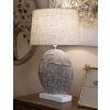 Mauro Ferretti lampada da tavolo Eklipsen E27 Ø 38x64 cm bianco oro