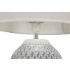Mauro Ferretti lampada da tavolo wave E27 Ø 35x65 cm bianco argento
