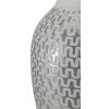 Mauro Ferretti lampada da tavolo wave E27 Ø 35x65 cm bianco argento