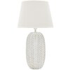 Mauro Ferretti lampada da tavolo a foglia E27 Ø 35x65 cm oro bianco