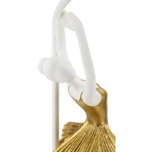 Mauro Ferretti lampada da tavolo dancer E27 Ø 28x64 cm oro bianco