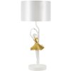 Mauro Ferretti lampada da tavolo dancer E27 Ø 28x64 cm oro bianco