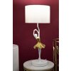Mauro Ferretti lampada da tavolo dancer E27 Ø 28x64 cm oro bianco