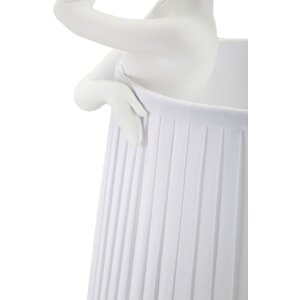 Mauro Ferretti lampada da tavolo Ballet E14 Ø 29x25x62,5 cm bianco