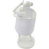 Mauro Ferretti lampada da tavolo Ballet E14 Ø 29x25x62,5 cm bianco
