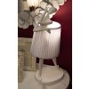 Mauro Ferretti lampada da tavolo Ballet E14 Ø 29x25x62,5 cm bianco