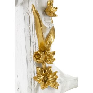 Mauro Ferretti lampada da tavolo pappagallo E27 20x20x50,5 cm oro bianco