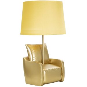 Mauro Ferretti lampada da tavolo metà secolo E27 26x46 cm oro