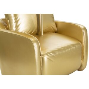 Mauro Ferretti lampada da tavolo metà secolo E27 26x46 cm oro