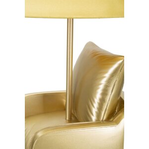 Mauro Ferretti lampada da tavolo metà secolo E27 26x46 cm oro