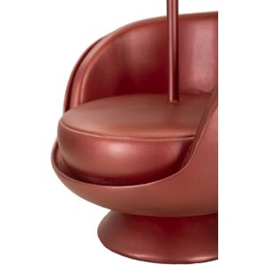 Mauro Ferretti lampada da tavolo metà secolo E27 26x43 cm rosso
