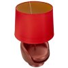 Mauro Ferretti lampada da tavolo metà secolo E27 26x43 cm rosso