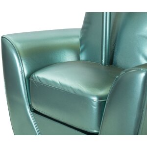 Mauro Ferretti lampada da tavolo metà secolo E27 26x43 cm turchese
