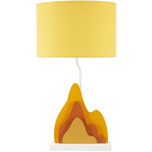Lumino da tavolo Mauro Ferretti Color E27 30x57 cm giallo