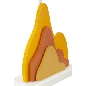 Lumino da tavolo Mauro Ferretti Color E27 30x57 cm giallo