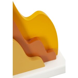 Lumino da tavolo Mauro Ferretti Color E27 30x57 cm giallo