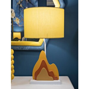 Lumino da tavolo Mauro Ferretti Color E27 30x57 cm giallo