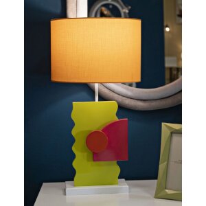 Lampada da tavolo Mauro Ferretti Color E27 30x60,5 cm multicolore