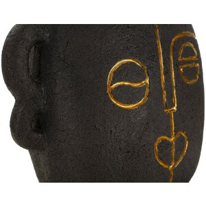 Lampada da tavolo Mauro Ferretti Tribal E27 Ø 30,5x46 cm marrone oro