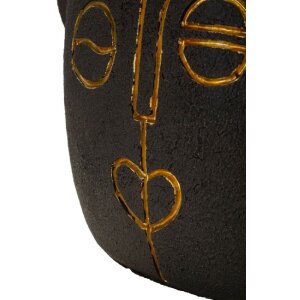Lampada da tavolo Mauro Ferretti Tribal E27 Ø 30,5x46 cm marrone oro