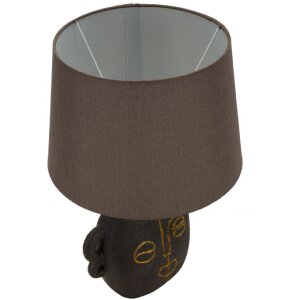 Lampada da tavolo Mauro Ferretti Tribal E27 Ø 30,5x46 cm marrone oro