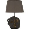 Lampada da tavolo Mauro Ferretti Tribal E27 Ø 30,5x46 cm marrone oro