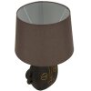 Lampada da tavolo Mauro Ferretti Tribal E27 Ø 30,5x46 cm marrone oro
