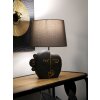 Lampe da tavolo Tribal di Mauro Ferretti con luce E27 diametro 27,5 x 39,5 cm marrone oro