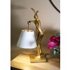 Lampe da tavolo coniche coniche Mauro Feretti E14 oro bianco