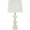 Lumino da tavolo Mauro Ferretti Caserta E27 diametro 30x57 cm bianco oro