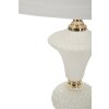 Lumino da tavolo Mauro Ferretti Caserta E27 diametro 30x57 cm bianco oro