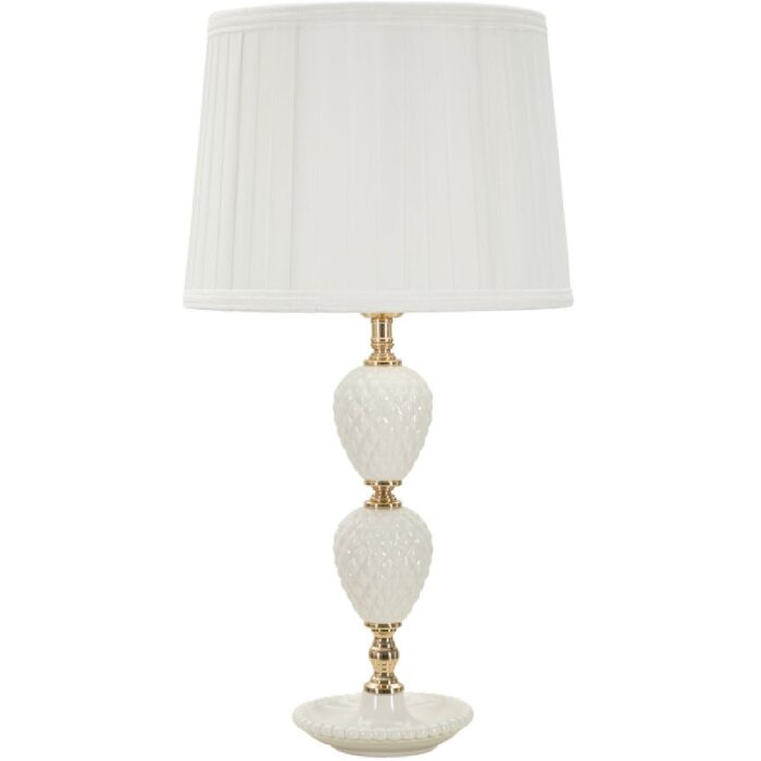 Tavolo da parete Mauro Ferretti Torre Annunziata E27 diametro 30x57 cm bianco oro