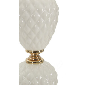 Tavolo da parete Mauro Ferretti Torre Annunziata E27 diametro 30x57 cm bianco oro