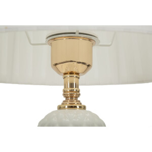 Tavolo da parete Mauro Ferretti Torre Annunziata E27 diametro 30x57 cm bianco oro