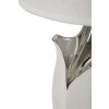 Lampe da tavolino Mauro Ferretti Shiny E27 Ø 30x51 cm bianco argento