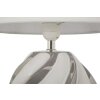 Lampe da tavolo Shiny Mauro Ferretti E27 Ø 30x42 cm bianca argento