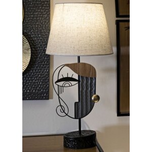 Lampe da tavolo Mauro Ferretti Pikassy E27 diametro 29,8x64,8 cm multicolore