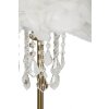 Mauro Ferretti Diamon lampada da tavolo E27 Ø 30x55 cm oro bianco