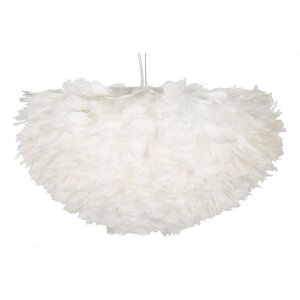 Lampada da soffitto Mauro Ferretti Feder E27 Ø 60x30 cm bianca