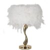 Lampada da tavolo Mauro Ferretti Cart E27 Ø 25x47 cm bianco oro
