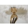 Lampada da tavolo Mauro Ferretti Cart E27 Ø 25x47 cm bianco oro