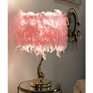 Lampada da tavolo Mauro Ferretti Cart E27 Ø 25x47 cm rosa oro