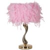Lampada da tavolo Mauro Ferretti Cart E27 Ø 25x47 cm rosa oro