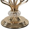 Lumino da tavolo Mauro Ferretti Tarty E27 ∅ 25x54 cm bianco oro
